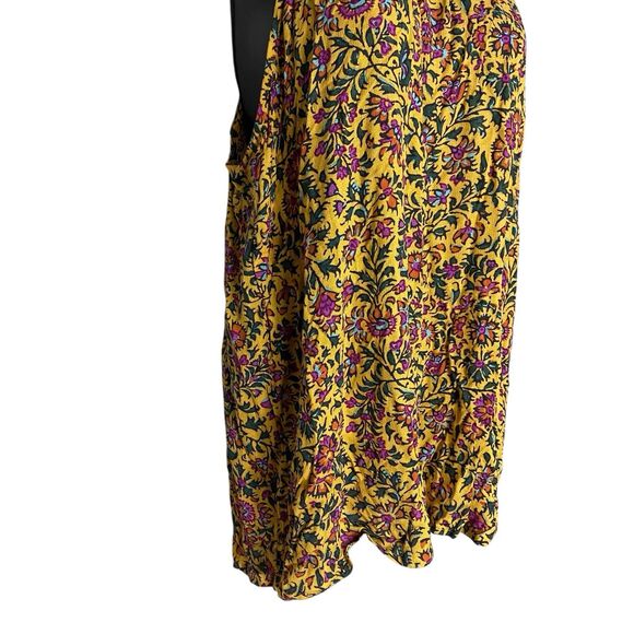 Cynthia Rowley Top Womens M Floral Boho High Neck Halter Sleeveless Tank NWT - Picture 6 of 13
